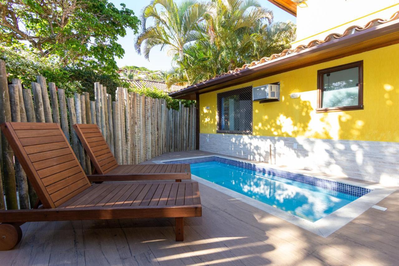 Praia Da Ferradura Com Quatro Suites E Piscina. Armacao dos Buzios Bagian luar foto